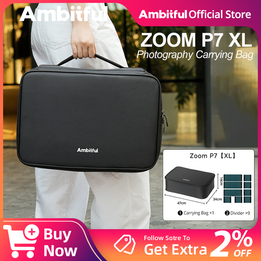 Drone With Camera - กระเป๋าเก็บอุปกรณ์ถ่ายภาพ Ambitful ZOOM P7II XL กระเป๋าเดินทางสำหรับกล้อง