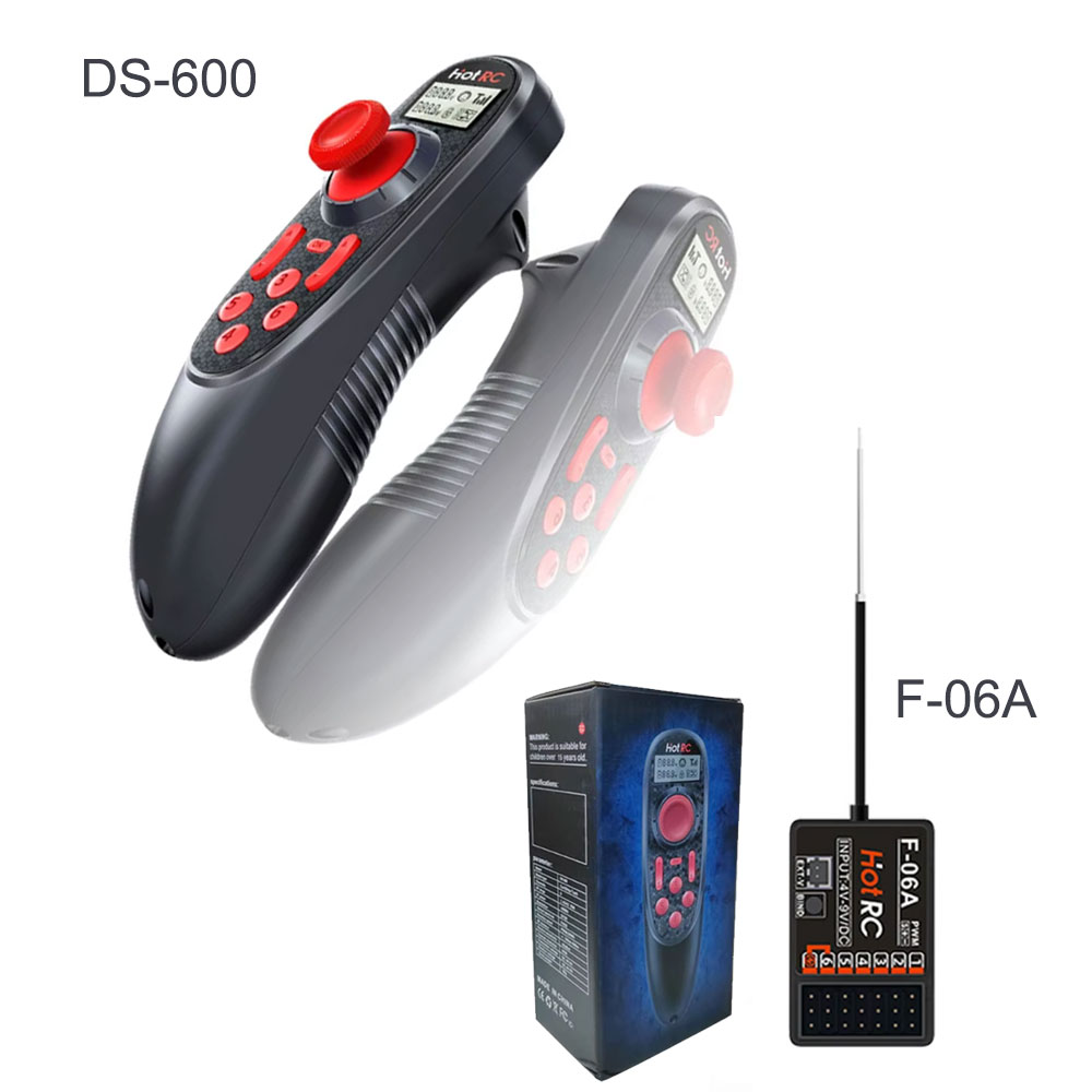 Radio Transmitter 2.4Ghz - HOTRC DS-600 2.4GHz 6CH ระบบวิทยุบังคับเรือ RC