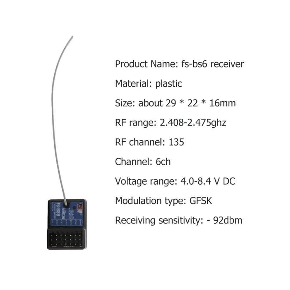 FlySky FS-BS6 2.4 Ghz 6CH AFHD - Flysky Transmitter บทวิจารณ์และราคา