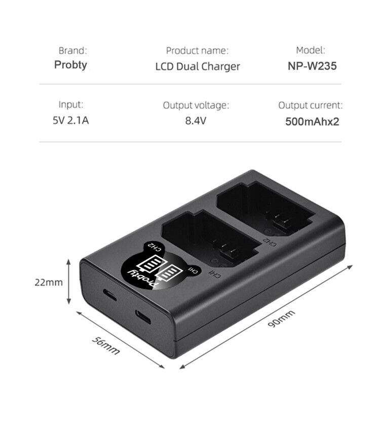แบตเตอรี่ 2200mAh NP-W235 พร้อ - Drone บทวิจารณ์และราคา