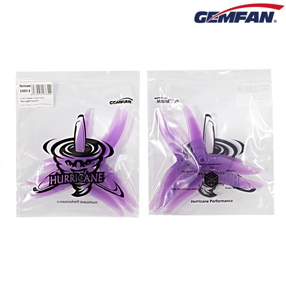 ใบพัด Gemfan JB Hurricane 5147 - 5 Inch Propeller บทวิจารณ์และราคา