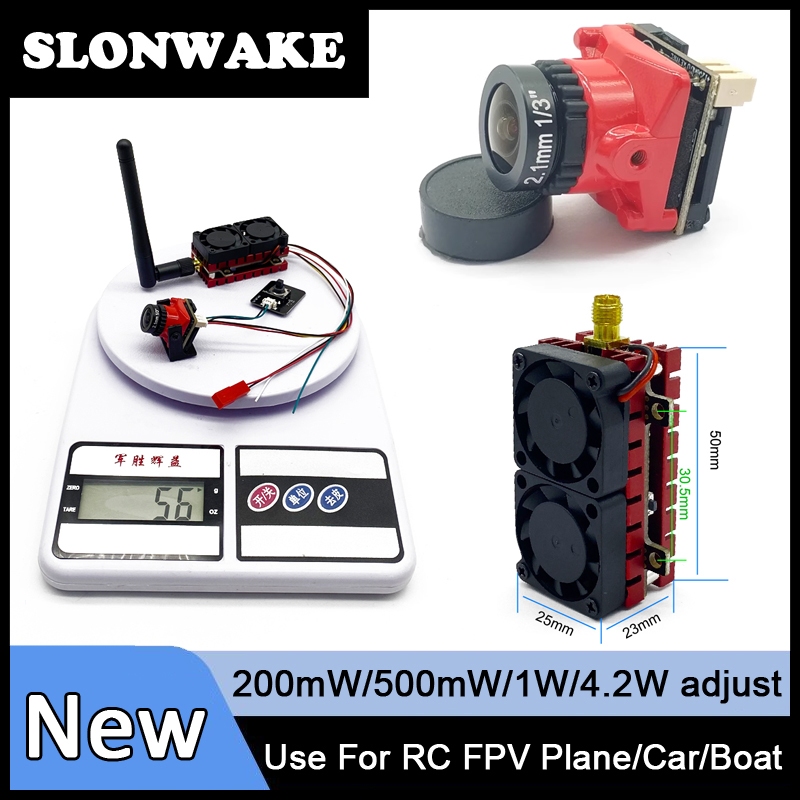 SLONWAKE 5.8G 48CH 4.2W VTX เค - Fpv Goggles บทวิจารณ์และราคา