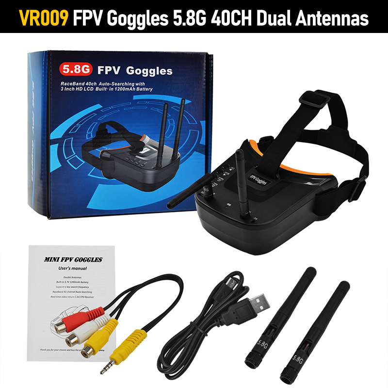 แว่นตา FPV รุ่น VR009 หน้าจอ L - Fpv Goggles บทวิจารณ์และราคา