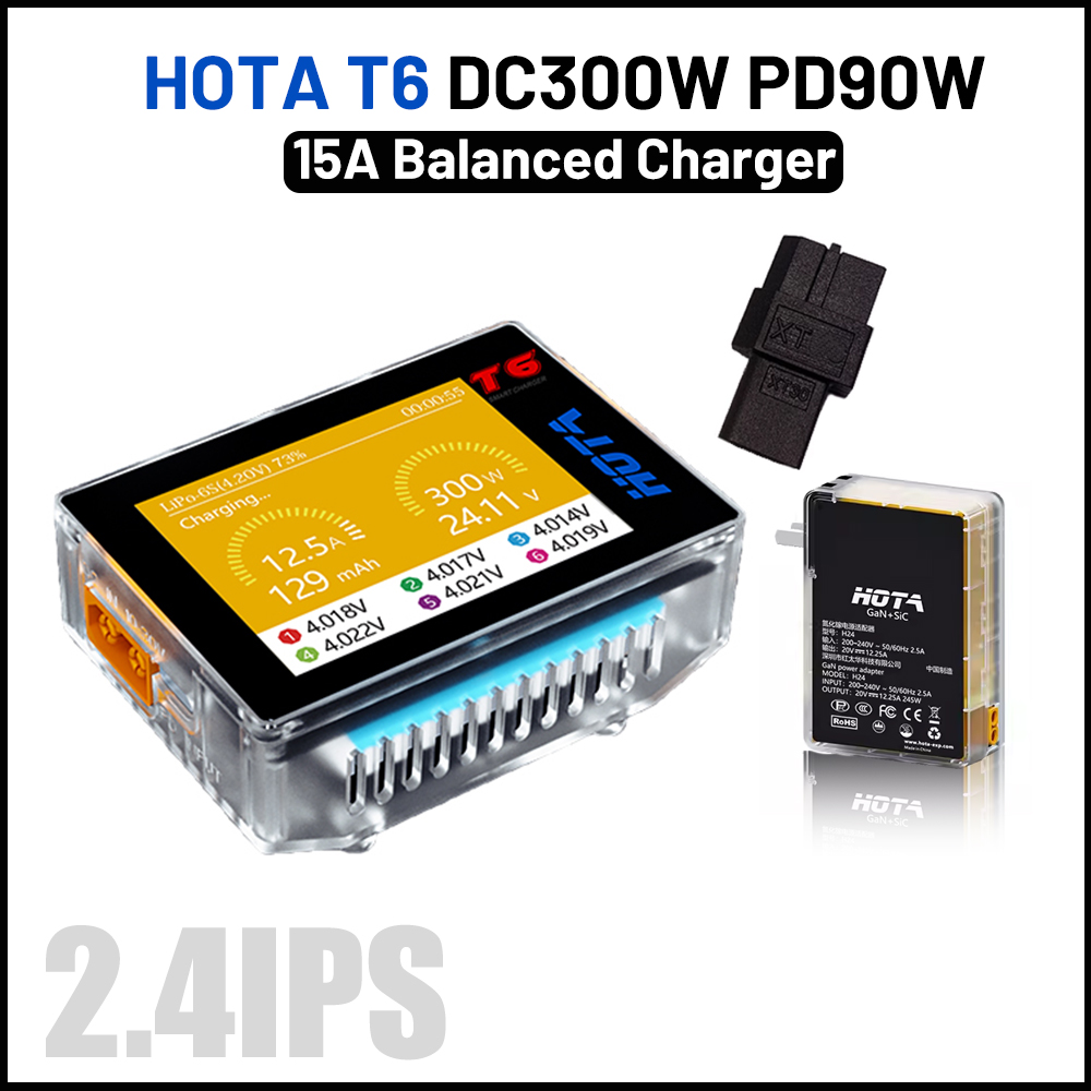 Hota T6 300W ที่ชาร์จอัจฉริยะ1 - Balance Charger Rc บทวิจารณ์และราคา