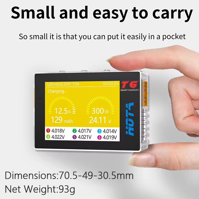Hota T6 300W ที่ชาร์จอัจฉริยะ1 - Balance Charger Rc บทวิจารณ์และราคา