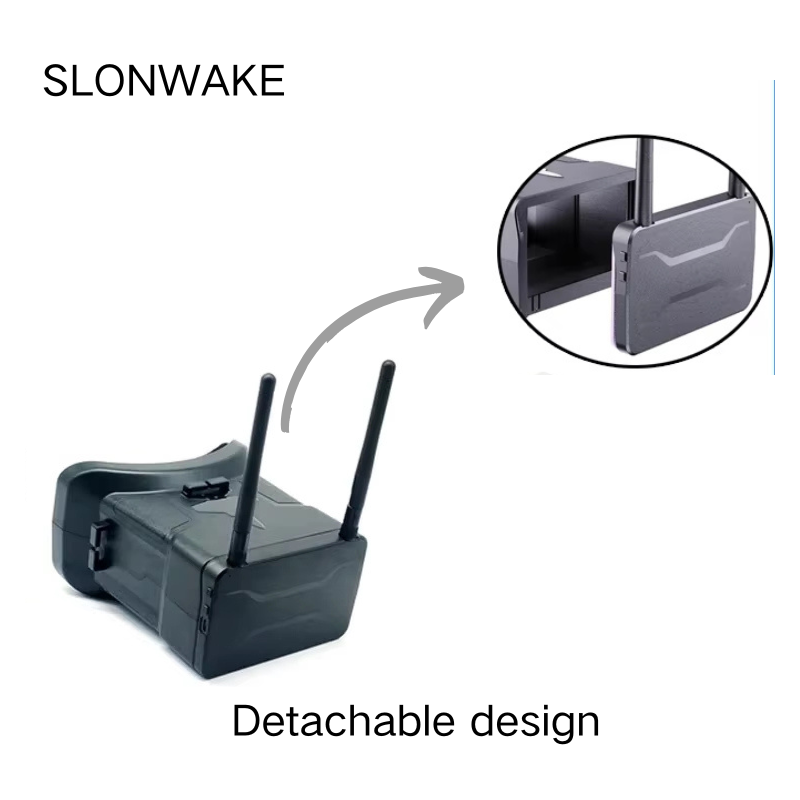 แว่นตา FPV 5.8G หน้าจอ 4.3 นิ้ - Fpv Goggles บทวิจารณ์และราคา