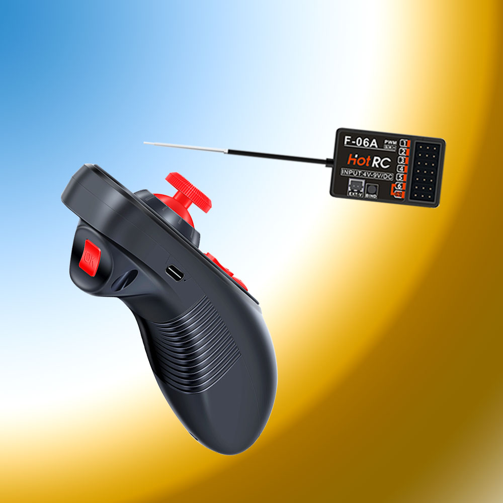 HOTRC DS-600 2.4GHz 6CH ระบบวิ - Radio Transmitter 2.4Ghz บทวิจารณ์และราคา
